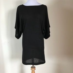 Black sweater dress